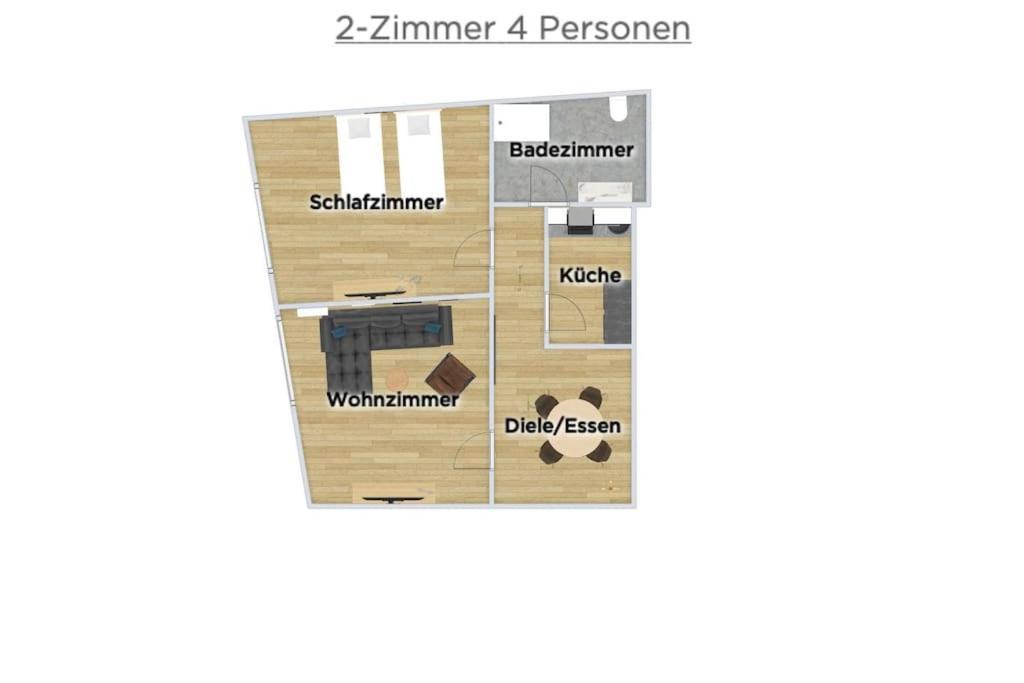 Apartment 2-zimmer 52 Qm Bis Zu 4 Personen